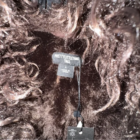 Women's Chocolate Brown Afghan style Maxi coat with Faux Fur Trim "HOT ITEM" - Picture 4 of 7